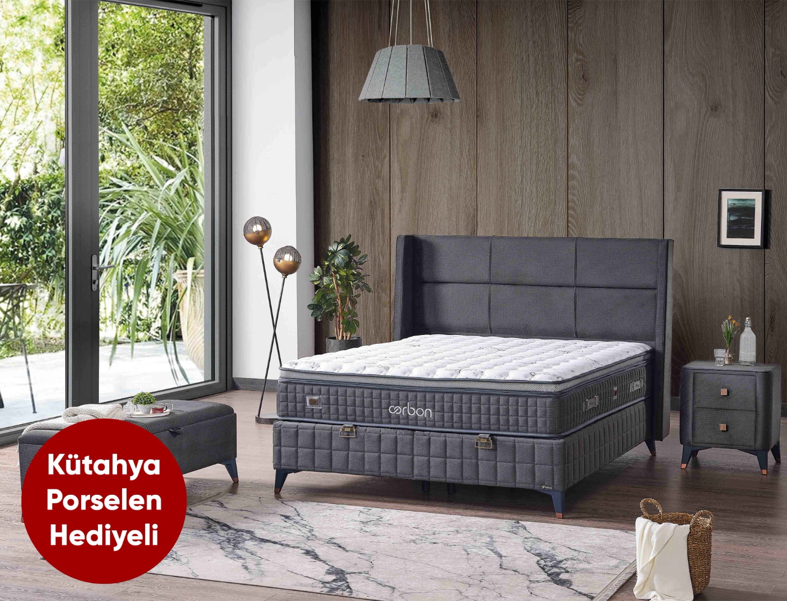 SET CARBON 140X190 (KUTAHYA PORSELEN HEDIYELI)
